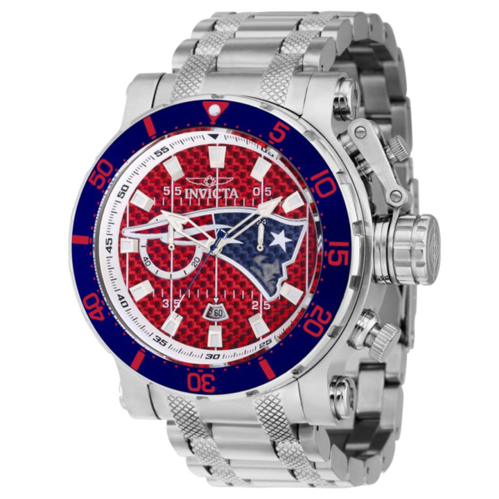Invicta NFL Coalition Forces 52mm Quartz Chrono Glass Fiber Dial