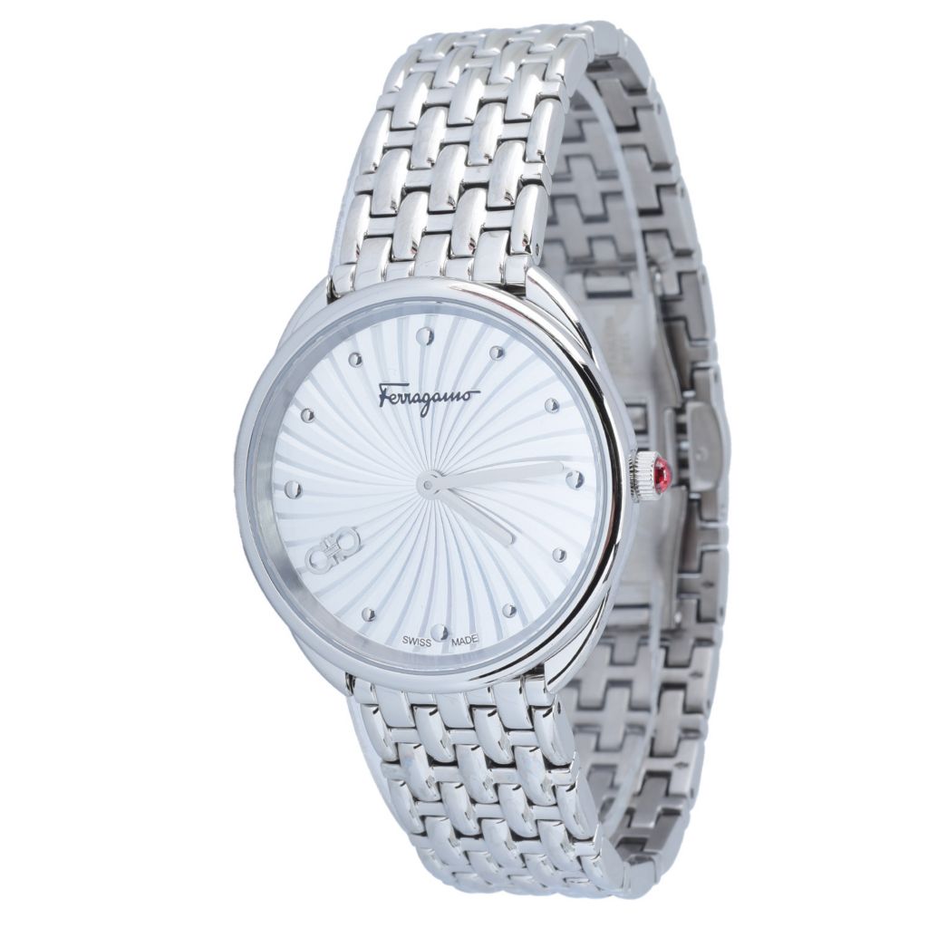 Ferragamo Women's Cuir Swiss Made Quartz Bracelet Watch
