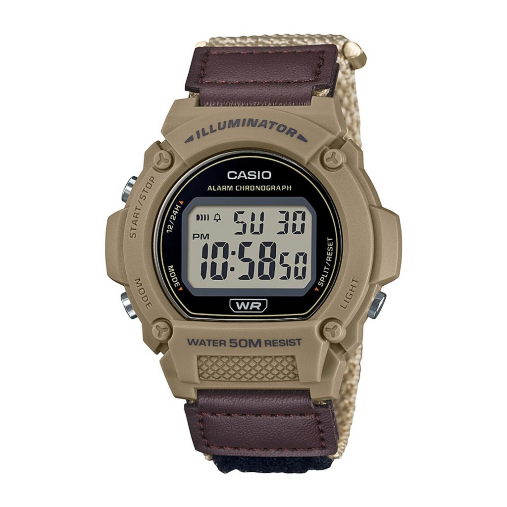 Casio 47mm Illuminator Quartz Digital Multi Function Strap Watch