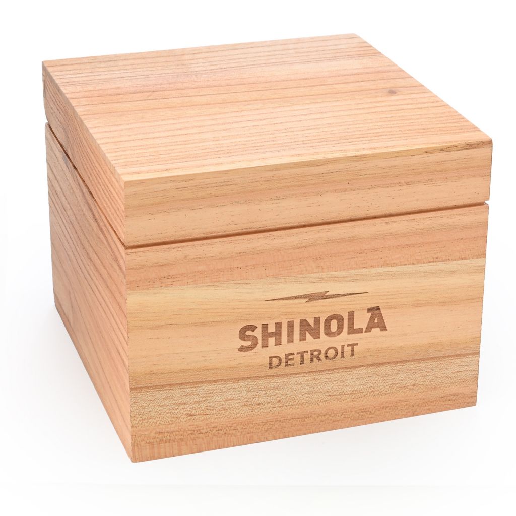 Shinola 38mm Birdy Quartz Date Watch w/ 2 Leather Straps