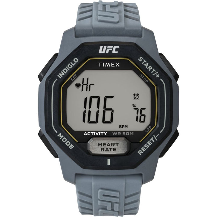 Timex 46mm UFC Spark Quartz Digital Polyurethane Strap Watch