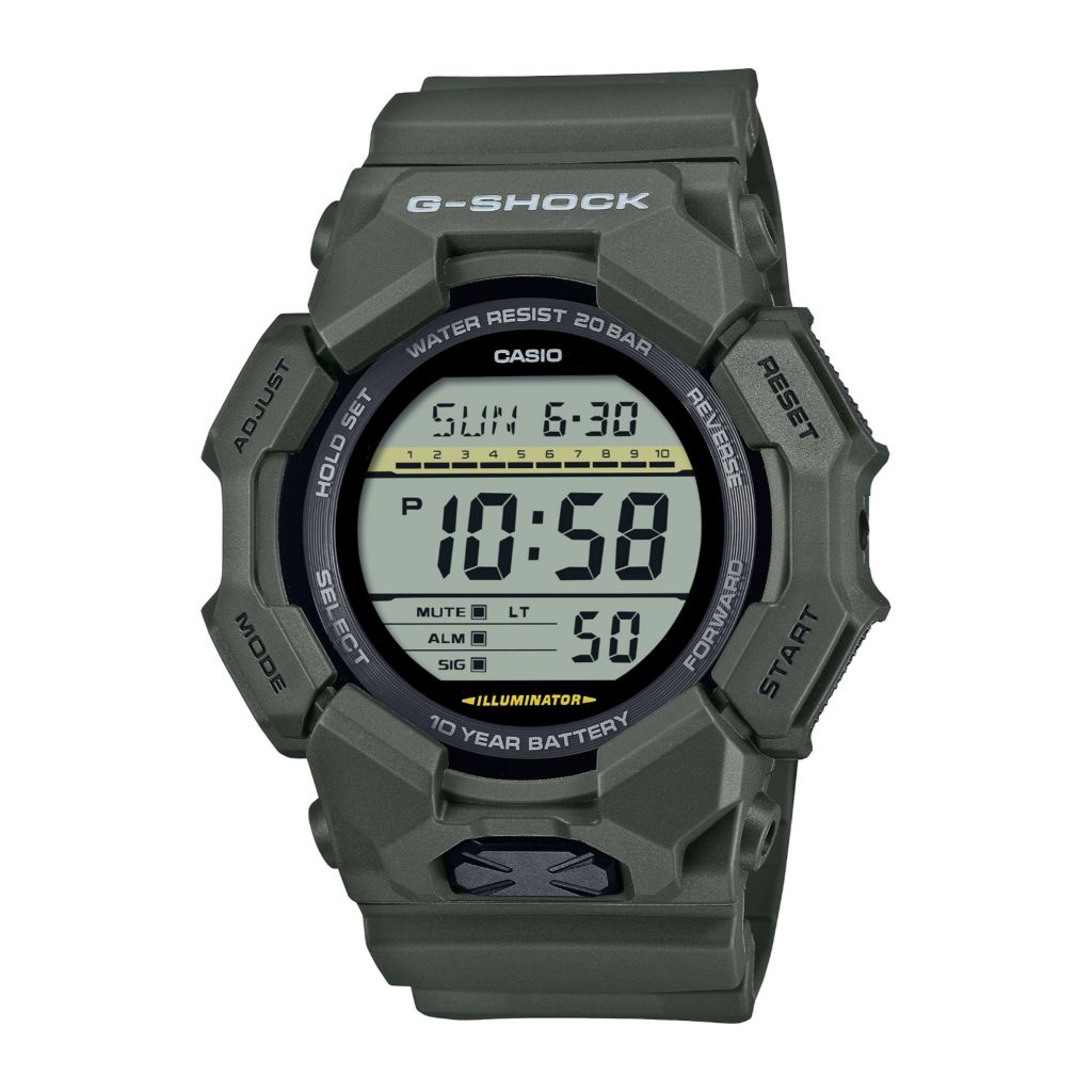 Casio 55mm G-Shock Quartz Digital Resin Strap Watch