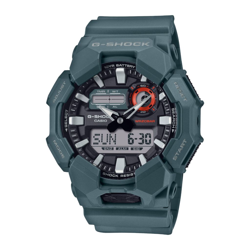 Casio 52mm G-Shock Quartz Ana/Digi Resin Strap Watch