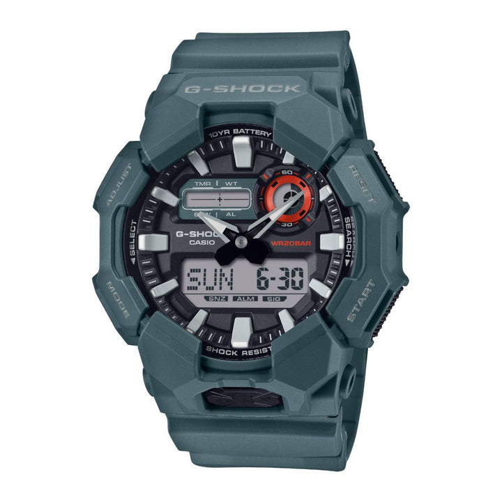 Casio 52mm G-Shock Quartz Ana/Digi Resin Strap Watch