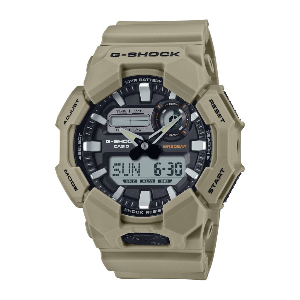 Casio 52mm G-Shock Quartz Ana/Digi Resin Strap Watch