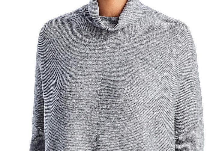 Cupio Mock Neck Sweater Dark Gray Size M