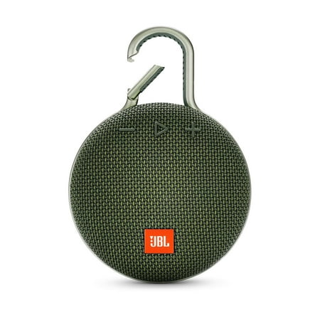 JBL Clip 3 Portable Bluetooth Speaker with Carabiner - Green