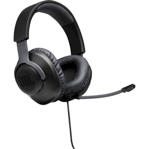 JBL Quantum 100 - Wired Over-Ear Gaming Headphones - Black