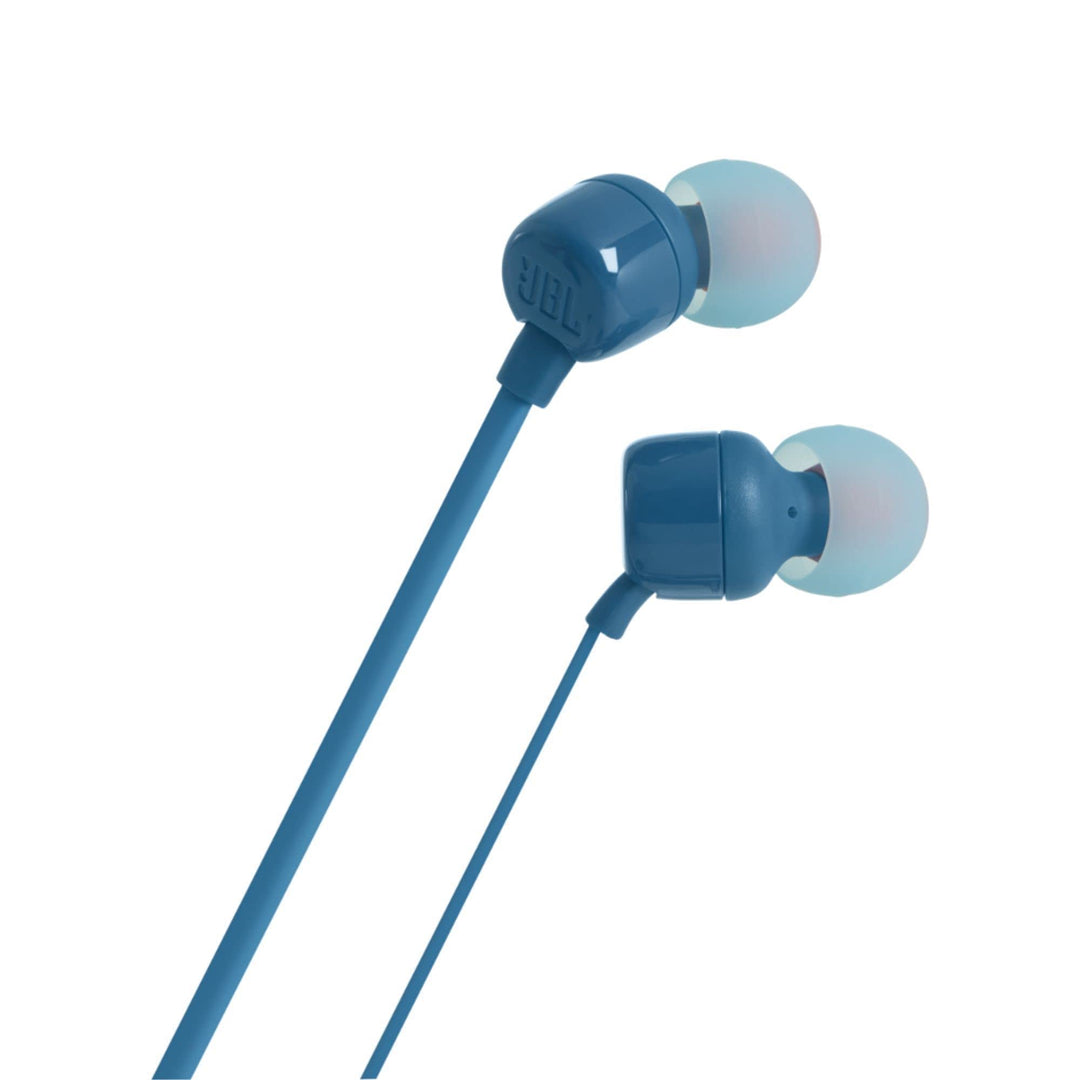 JBL - TUNE 110 Wired In-Ear Headphones - Blue