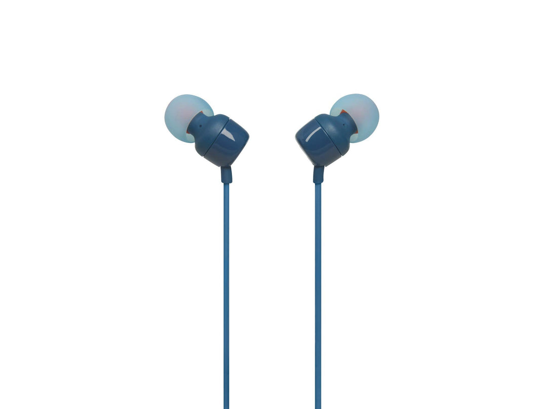 JBL - TUNE 110 Wired In-Ear Headphones - Blue