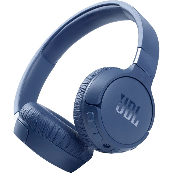 JBL Bluetooth Noise-Canceling  Over-Ear Headphones Blue  JBLT660NCBLUAM