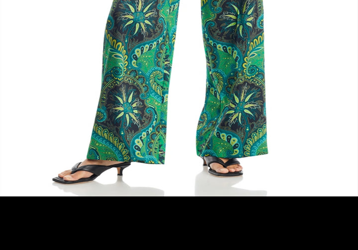 Kobi Halperin Jade Paisley Print Pants Size Extra Small