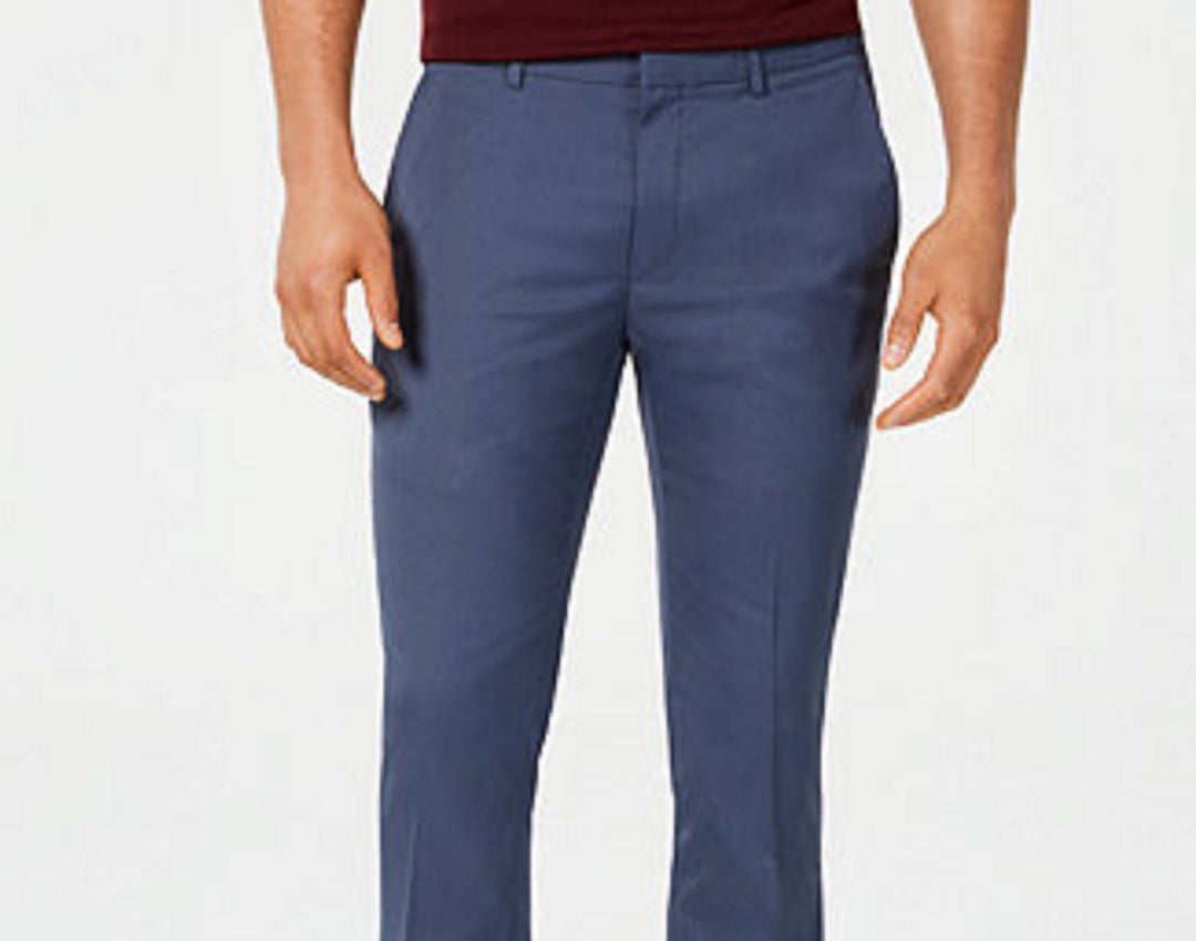 Alfani Men's Alfatech Classic-Fit Chino Pants Navy Size 34X29