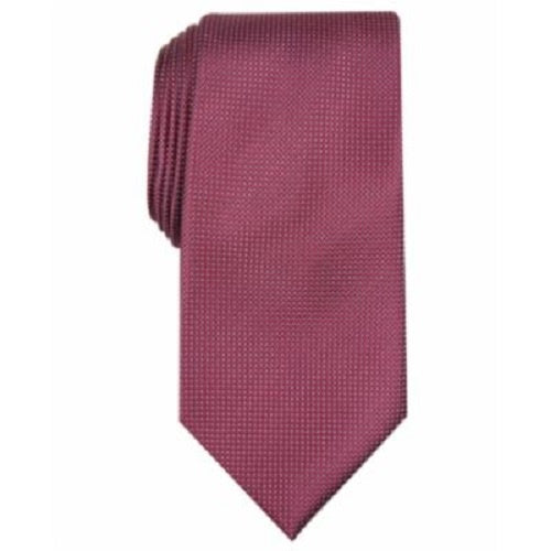 Club Room Men's Wallace Silk Blend Pindot Neck Tie Red Size Regular