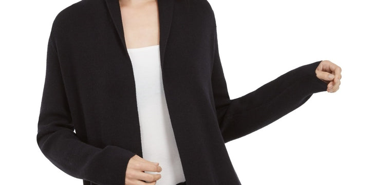INC International Concepts Women's Duster Cardigan  Black Size Large