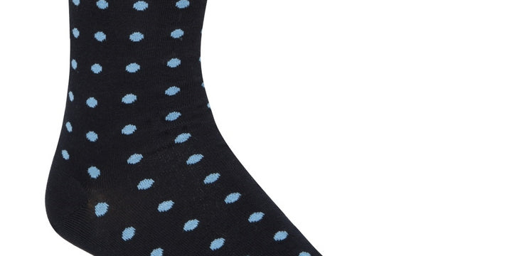Calvin Klein Men's Dot Dress Socks Navy Size Regular