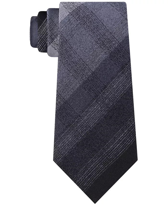 Kenneth Cole Men's Multi Tonal Check Tie Black Size Regular