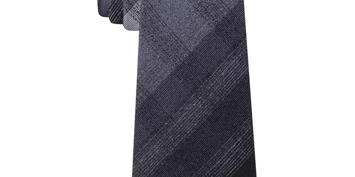 Kenneth Cole Men's Multi Tonal Check Tie Black Size Regular