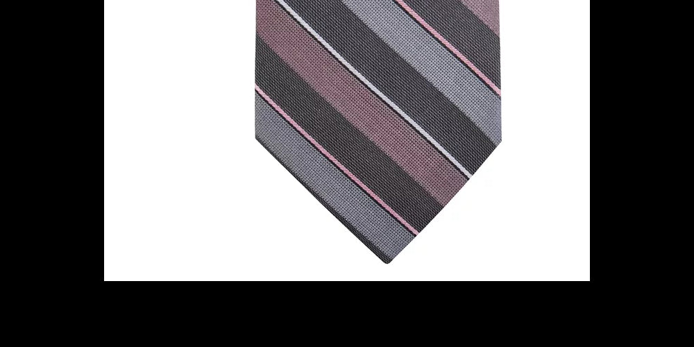 Ryan Seacrest Distinction Men's Bragg Slim Stripe Tie Purple Size Regular