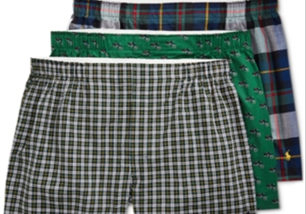 Polo Ralph Lauren Woven Boxers - 3-Pack Multi Size L