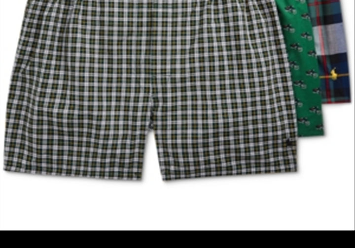 Polo Ralph Lauren Woven Boxers - 3-Pack Multi Size L
