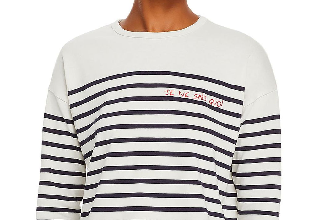 Maison Labiche Cotton Je Ne Sais Quoi Striped Tee Size XS