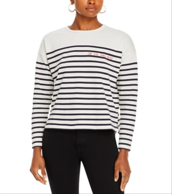 Maison Labiche Cotton Je Ne Sais Quoi Striped Tee Size XS