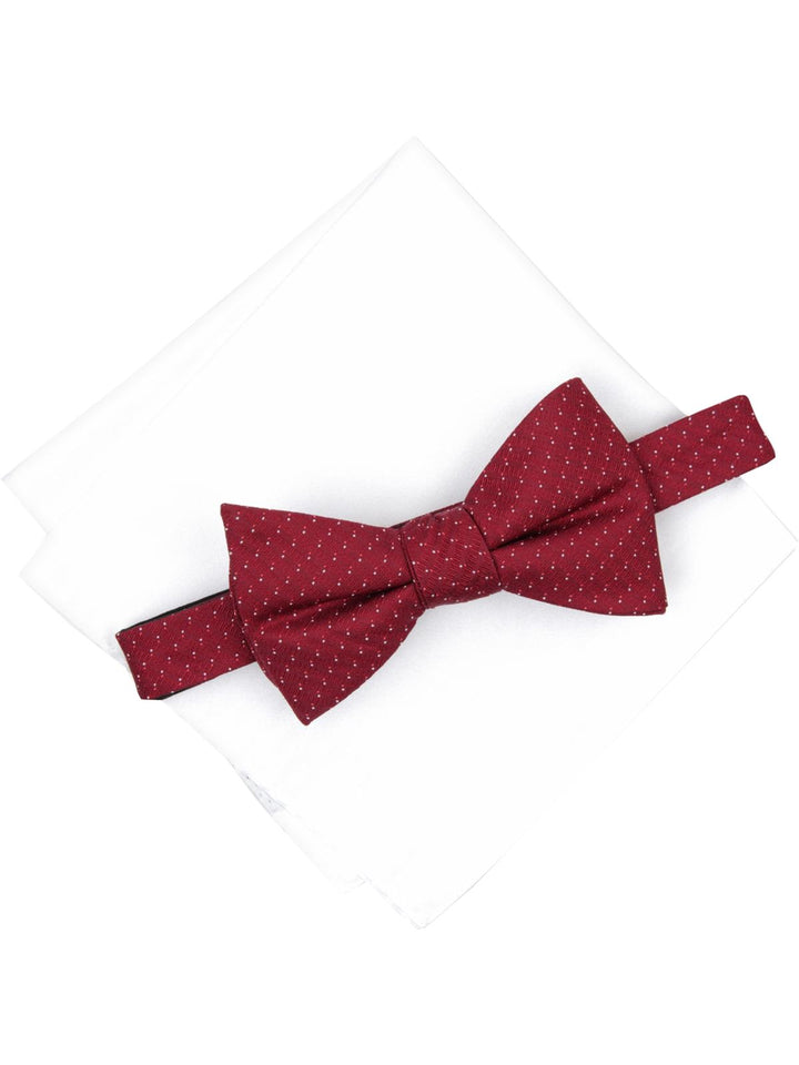 Alfani Men's Silk Professional Bow Tie Red Size Regular