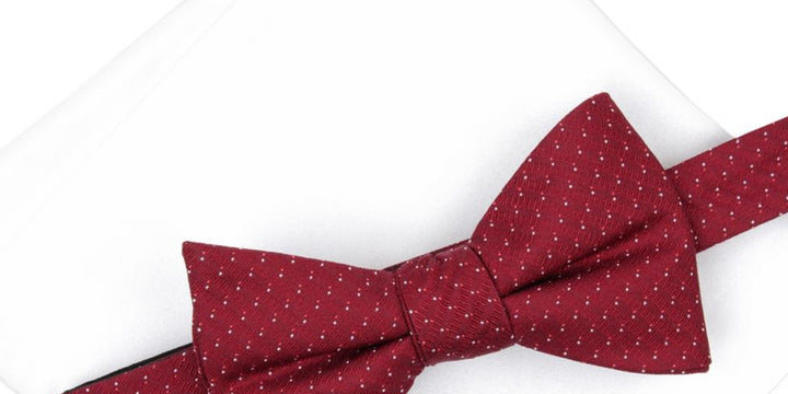 Alfani Men's Silk Professional Bow Tie Red Size Regular