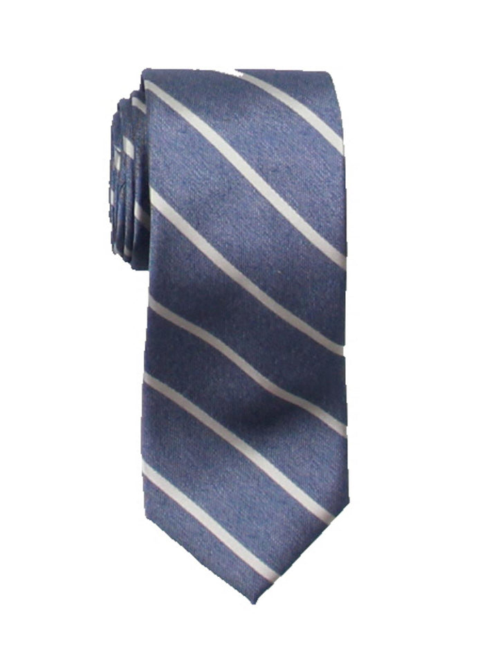 Nautica Men's Delaney Striped Business Neck Tie Gray Size Regular