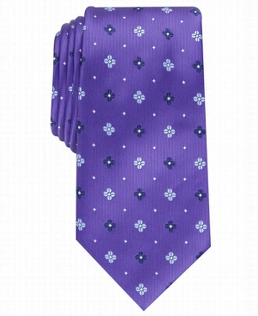 Club Room Men's Classic Neat Tie Purple One Size