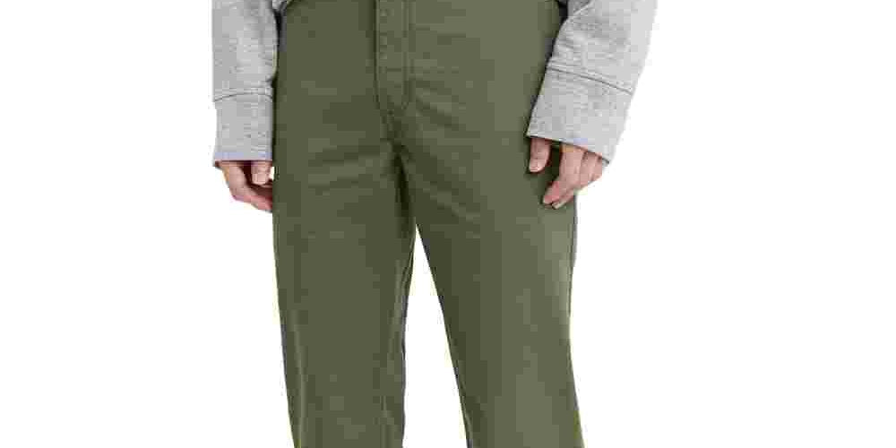 Levi's Men's 511 Slim Fit Hybrid Trousers Green Size 34X34