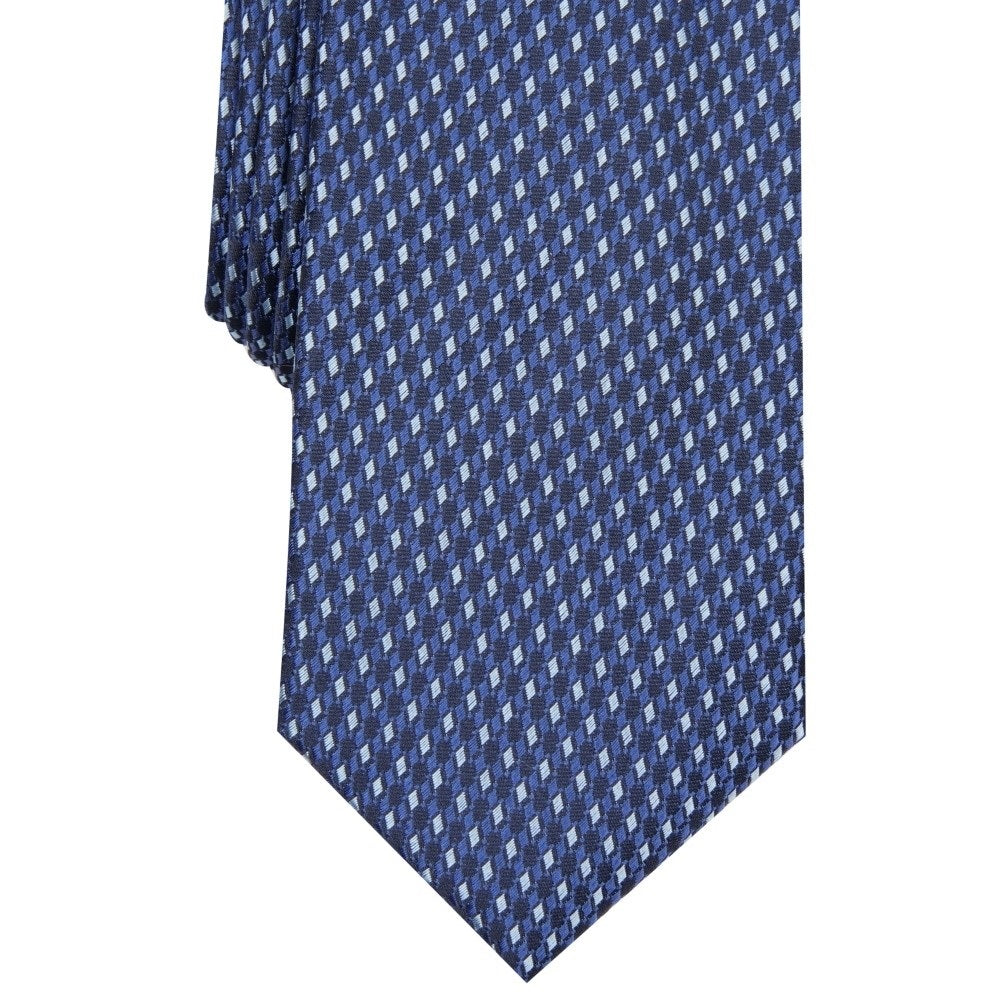 Alfani Men's Slim Neat Tie Blue Size Regular