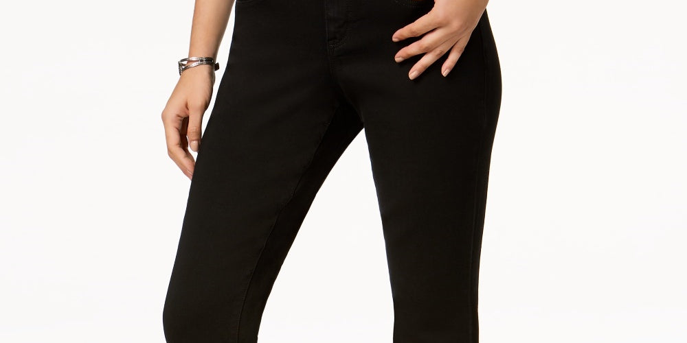 Style & Co Women's Ultra-Skinny Jeans Black Size 12