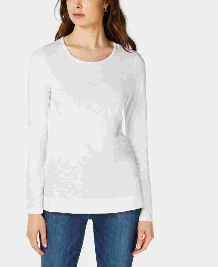 Maison Jules Women's Maison Jules High-Low T-Shirt White Size X-Small