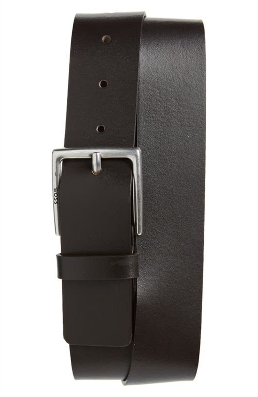 Hugo Boss Men's Rummi Leather Belt Brown Size 36