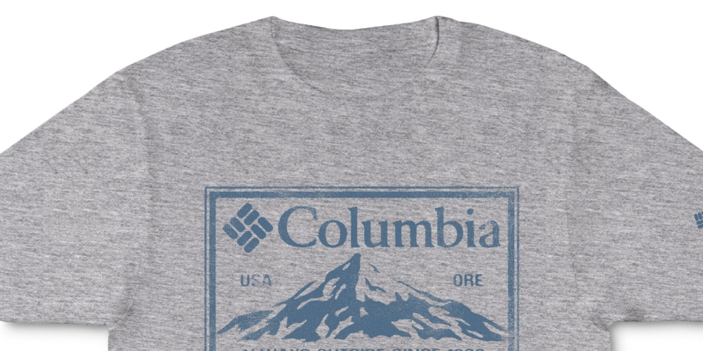 Columbia Men's Jaylen Short Sleeve Crewneck Graphic T Shirt Gray Size XX-Large