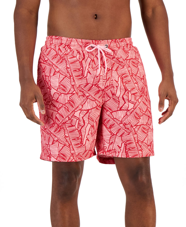 Club Room Men's Ben Tropical Swim Trunks Pink Size XX-Large