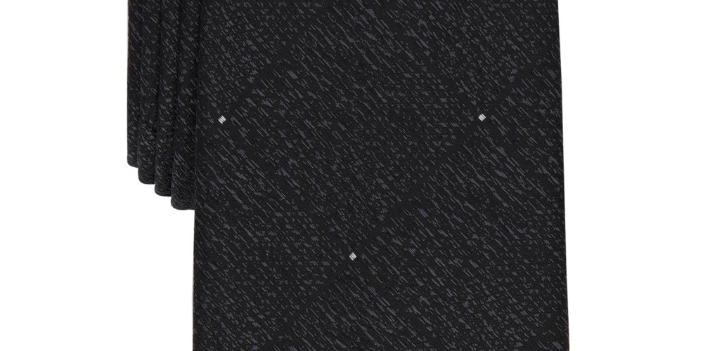 Alfani Men's Passaic Grid Tie Black  Size Regular