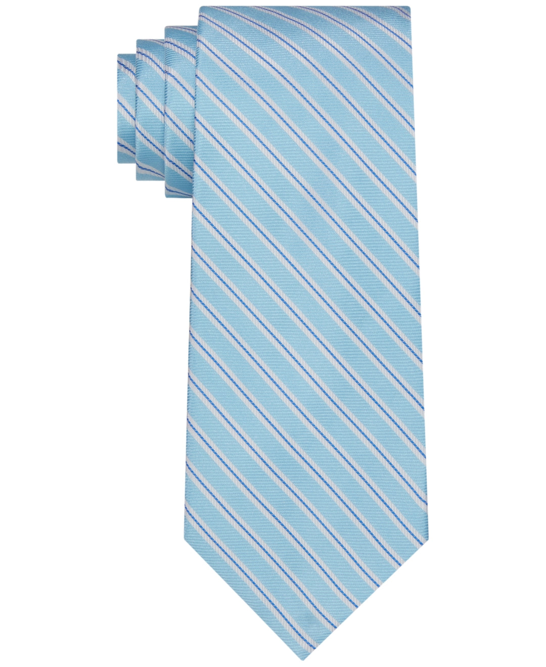 Tommy Hilfiger Men's Bristol Stripe Tie Blue Size Regular