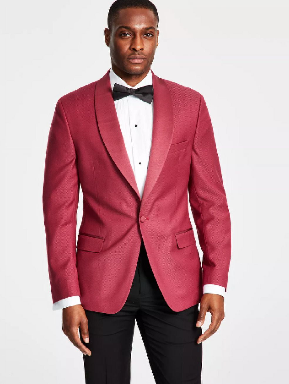 Alfani Men's Slim Fit Tuxedo Jacket  Red Size 40