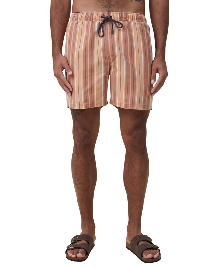 COTTON ON Men's Kahuna Relaxed Fit Shorts Orange Size XX-Large