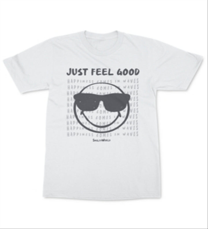 Freeze 24-7 Men's SmileyWorld Just Feel Good T-Shirt White Size X-Large