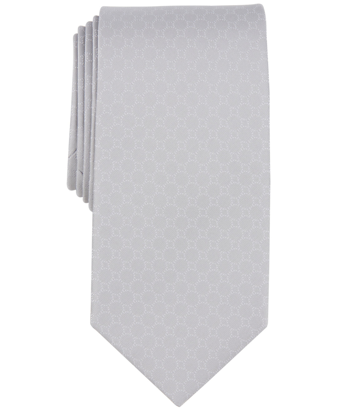 Michael Kors Men's Pearsall Dot Tie Gray Size Regular