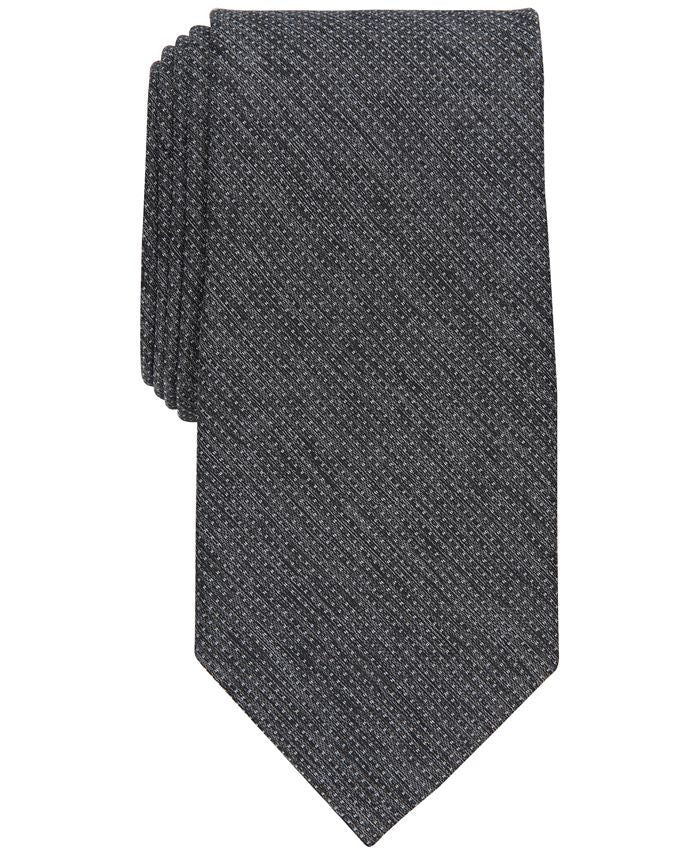 Perry Ellis Men's Wagner Classic Textured Tie Black Regular