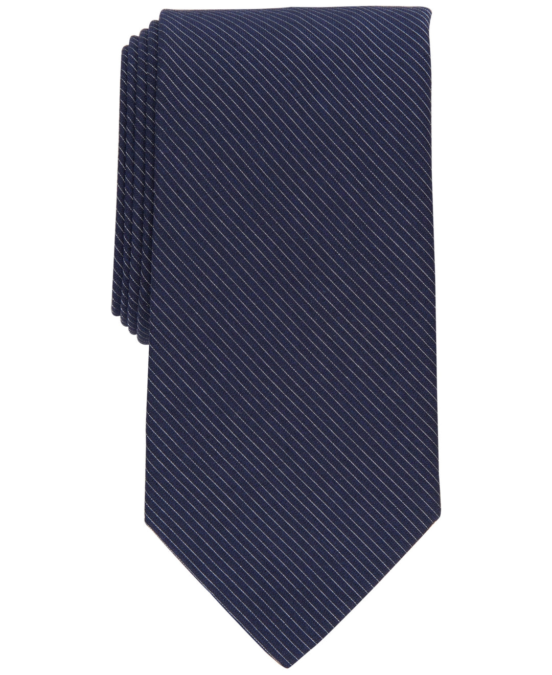 Perry Ellis Men's Classic Design Shroyer Solid Tie Blue Regular