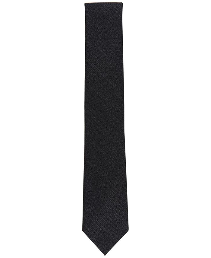 Alfani Men's Terry Mini Texture Tie Black  Size Regular