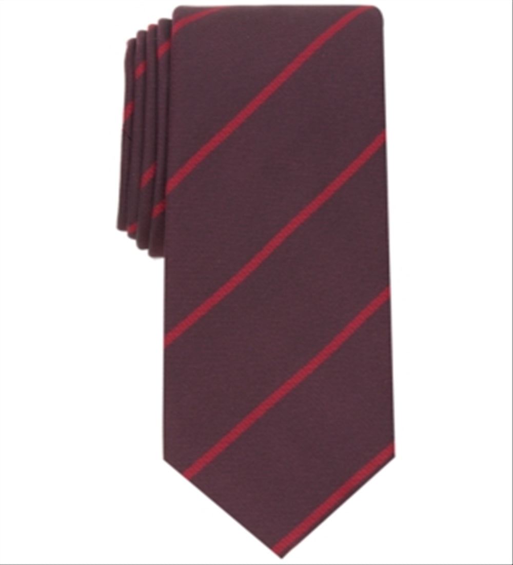 Alfani Men's Hadley Stripe Tie Red  Size Regular