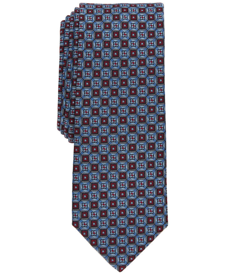 Bar III Men's Maine Skinny Tie Blue Size Regular