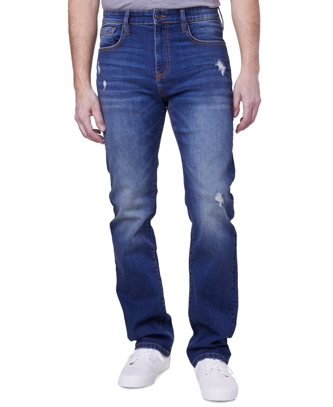 Lazer Men's Straight-Fit Jeans Blue Size 32x34